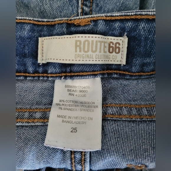Route66 straight leg midrise dark wash jeans - Picture 7 of 7